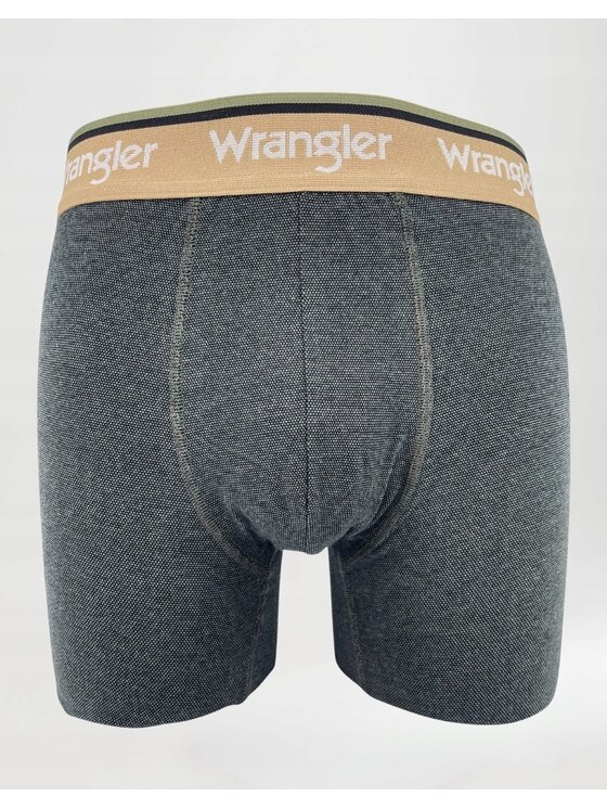 Wrangler Wrangler Bokserki Joffrey 3 Pack Cotton Elastane Trunks Kolorowy