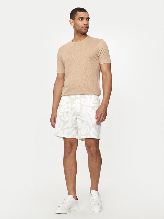 BOSS Boss T-shirt Tiburt 456 50511612 Beige Regular Fit