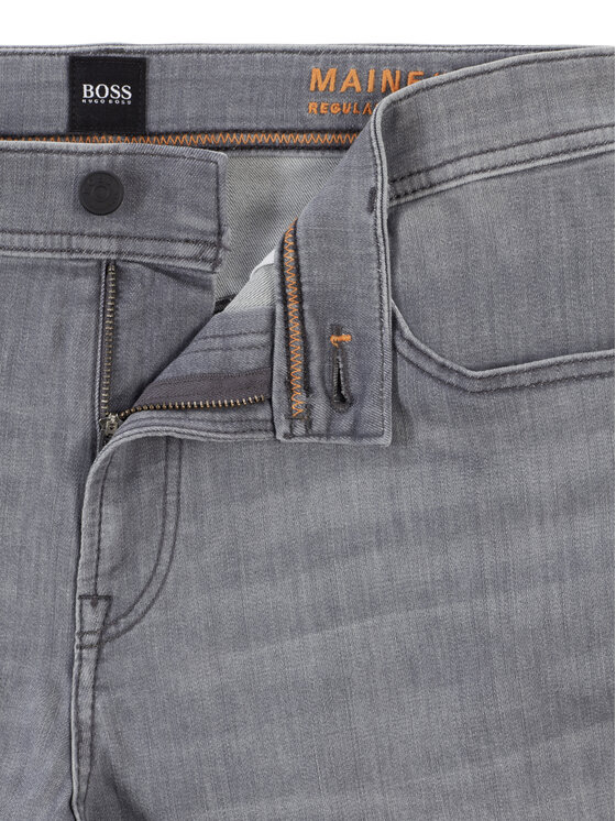 BOSS Boss Džinsai Maine 50444812 Pilka Regular Fit