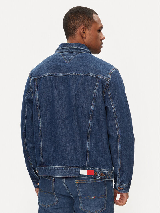 Tommy Jeans Tommy Jeans Jeans jakna Ryan DM0DM18782 Mornarsko modra Regular Fit
