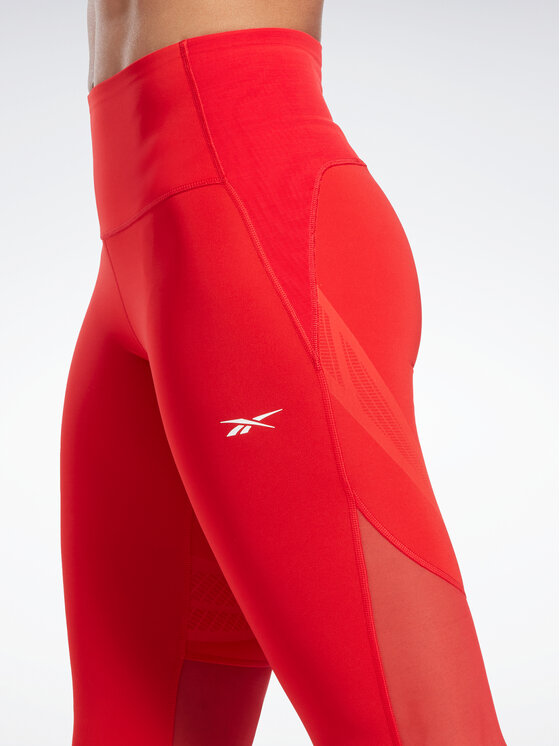 Reebok Legginsy Lux Perform Leggings HS7802 Czerwony | Modivo.pl