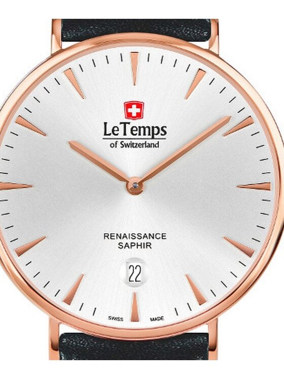 Le Temps Le Temps Zegarek LT1018.56BL51 Czarny