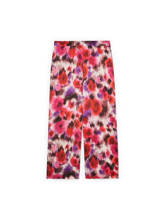 Fiorella Rubino Fiorella Rubino Spodnie materiałowe P081L002502N0S6 Różowy Over Fit