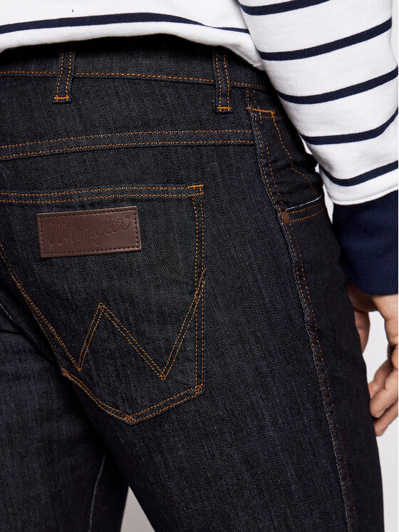 Wrangler Wrangler Jeansy Larston W18SP690A 112127578 Czarny Slim Fit