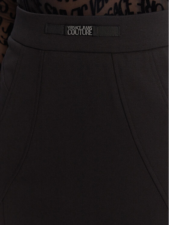 Versace Jeans Couture Versace Jeans Couture Fustă tip creion 79HAE807 J0092 Negru Slim Fit