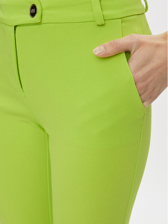 Rinascimento Rinascimento Spodnie materiałowe CFC0117745003 Zielony Regular Fit