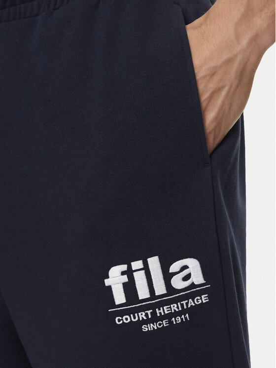 Fila Fila Spodnie dresowe FAM0647 Granatowy Regular Fit