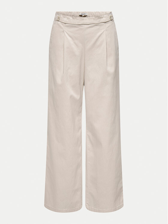 ONLY ONLY Hlače Stella 15338662 Bež Wide Leg