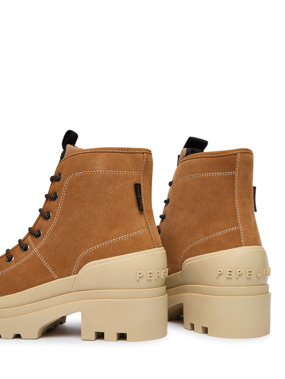 Pepe Jeans Pepe Jeans Turistická obuv Hale Basic W PLS500006 Hnědá