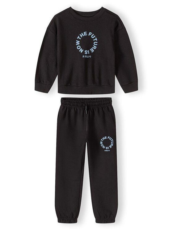 minoti minoti Zestaw 29FLEECE265 Czarny Regular Fit