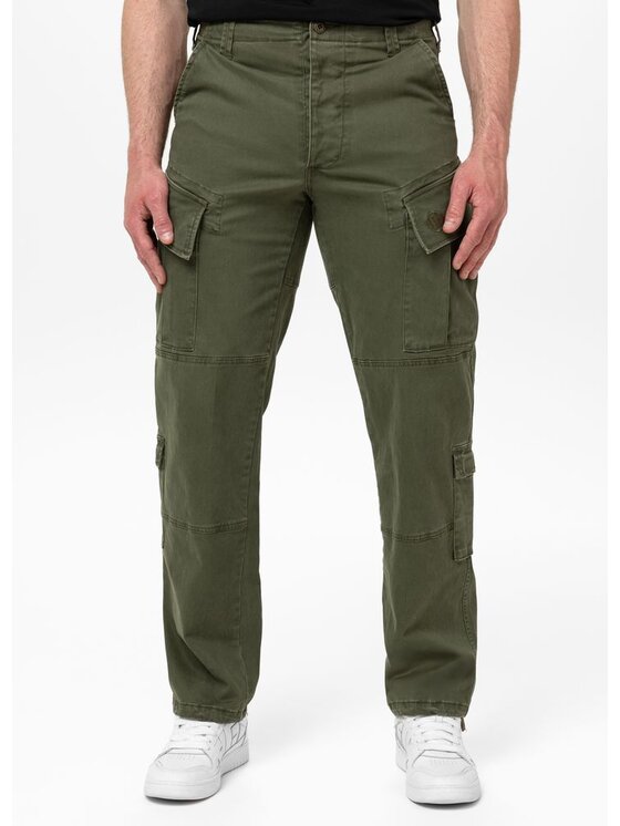 PITBULL PITBULL Jeansy SCOTT Zielony Regular Fit