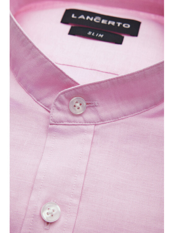 Lancerto Lancerto Koszula Primrose KO073124000013 Różowy Slim Fit