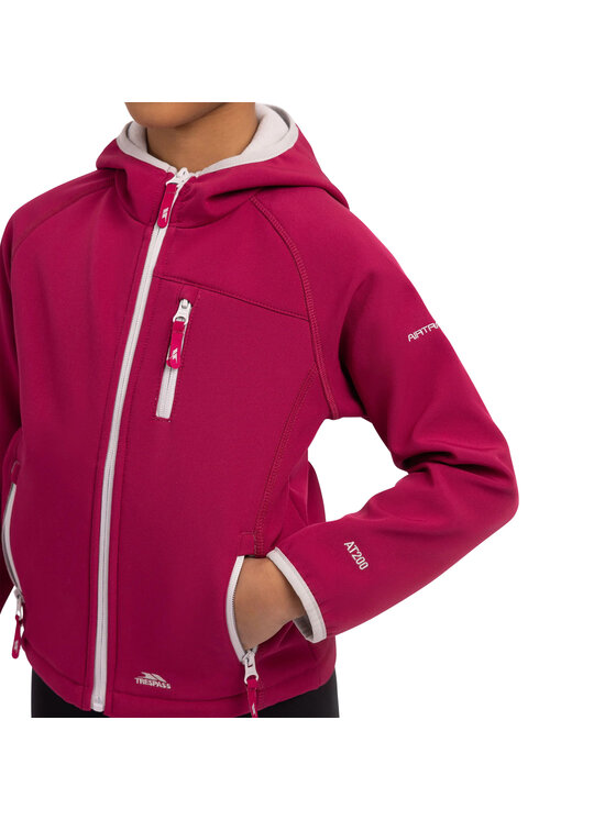 Trespass Trespass Kurtka softshell Kian Różowy Classic Fit