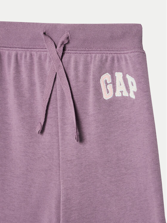 Gap Gap Spodnie dresowe 635493 Fioletowy Regular Fit