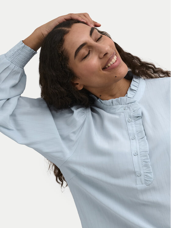 Kaffe Kaffe Bluse Dorit 10509100 Himmelblau Regular Fit
