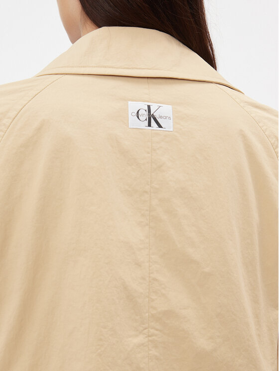 Calvin Klein Jeans Calvin Klein Jeans Trenčkot J20J222582 Béžová Regular Fit