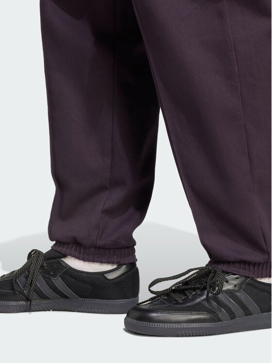 adidas adidas Spodnie materiałowe 157293 Fioletowy Loose Fit