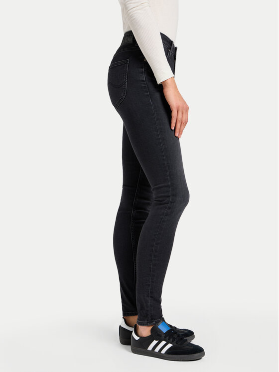 Lee Lee Дънки Scarlett 112355535 Черен Skinny Fit
