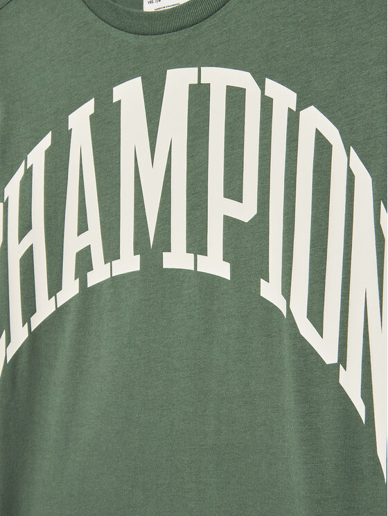 Champion Champion T-Shirt 306362 Zielony Regular Fit