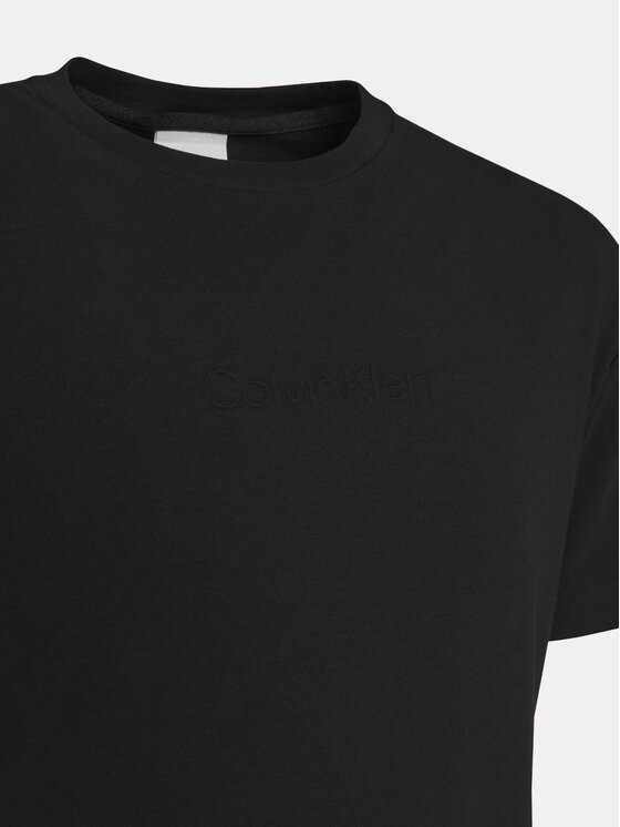 Calvin Klein Calvin Klein Marškinėliai K10K114167 Juoda Slim Fit