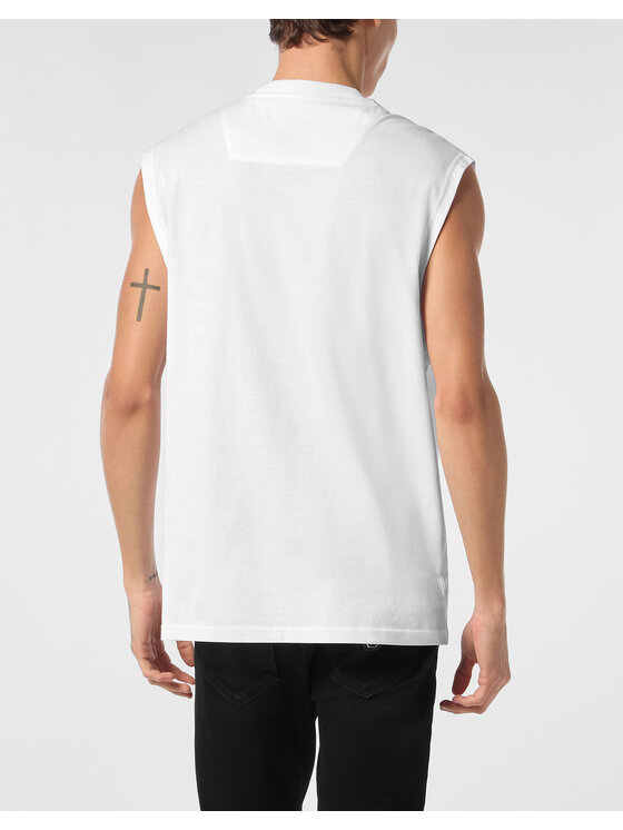 PHILIPP PLEIN PHILIPP PLEIN T-Shirt 25559 Biały Regular Fit