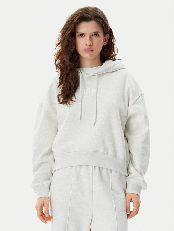 Gap Mikina 523563-15 Sivá Relaxed Fit