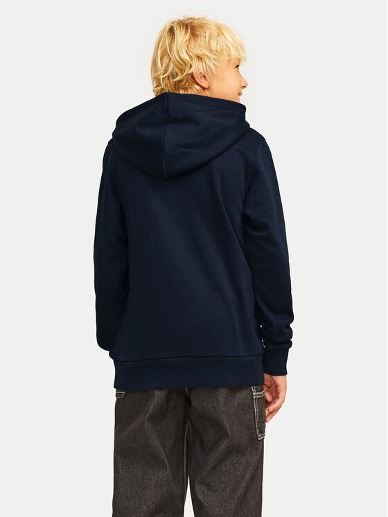 Jack&Jones Junior Jack&Jones Junior Pulóver Caleb 12259564 Sötétkék Relaxed Fit