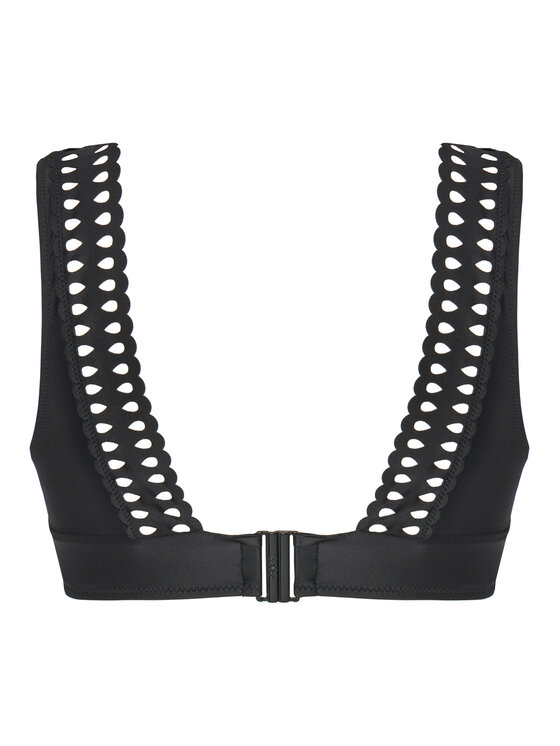 BOSS BOSS Bikini-Oberteil Eyelet 50540665 Schwarz