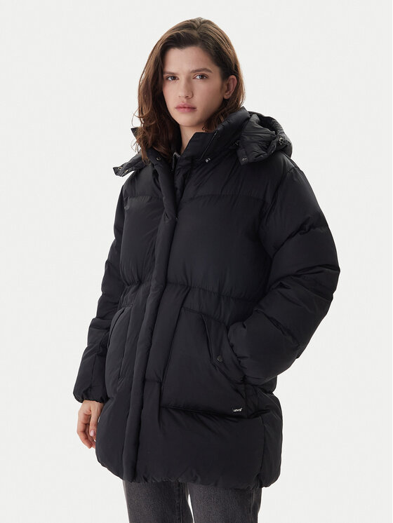 Levi's® Levi's® Pūkinė striukė Western Bubble 003HB-0000 Juoda Regular Fit