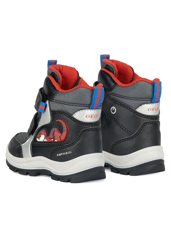 Geox Geox Μπότες Χιονιού B Flanfil Boy B Abx B363VA 054FU C0245 S Μαύρο