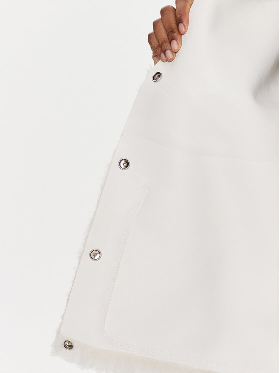 Calvin Klein Jeans Calvin Klein Jeans Bunda pro přechodné období J20J221893 Écru Relaxed Fit