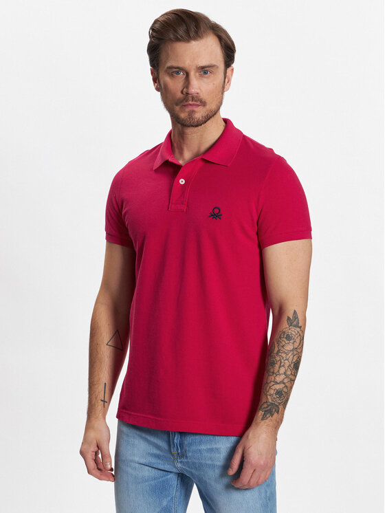 Polo 3089J3178 Rosa Slim Fit