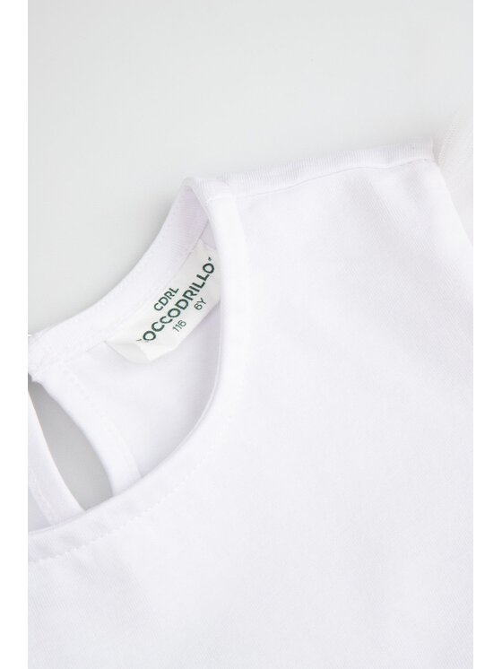 Coccodrillo Coccodrillo T-Shirt WC6143206EJG-001 Bílá Regular Fit