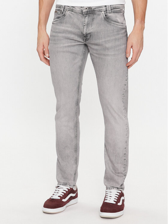 Pepe Jeans Jeans PM207391 Grigio Tapered Fit, taglia : 32_32