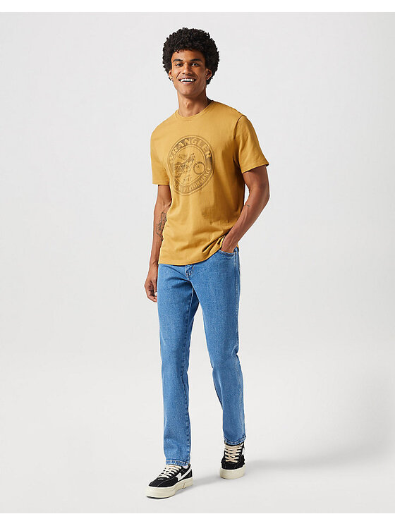 Wrangler Wrangler Jeansy TEXAS SLIM Niebieski Slim Fit