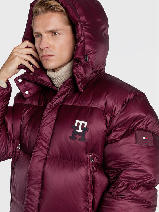 Tommy Hilfiger Daunenjacke Zero Gravity MW0MW27686 Dunkelrot 