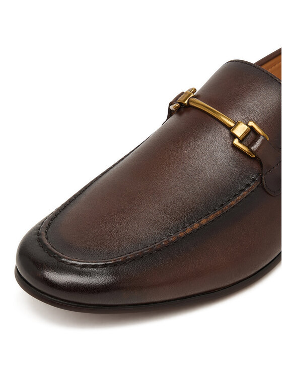 GINO ROSSI GINO ROSSI Loaferai EO-BENITO-01 126AM Tamsiai ruda