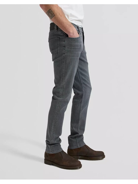 Lee Lee Jeansy LUKE Szary Slim Fit