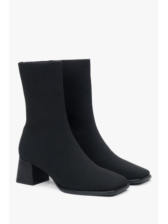 Estro Estro Μποτάκια ER00116621 Μαύρο