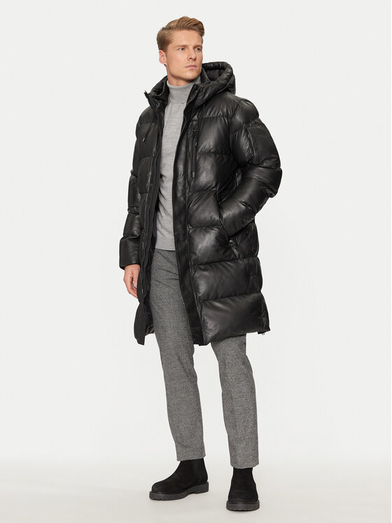 Milestone Milestone Lederjacke Piero 431040 20740 Schwarz Regular Fit