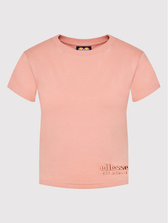 Ellesse Ellesse T-Shirt Dropper Crop SGM14157 Rosa Regular Fit