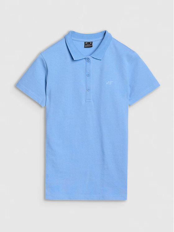 4F 4F Polokošeľa 4FWMM00TPTSF365-32S Modrá Slim Fit