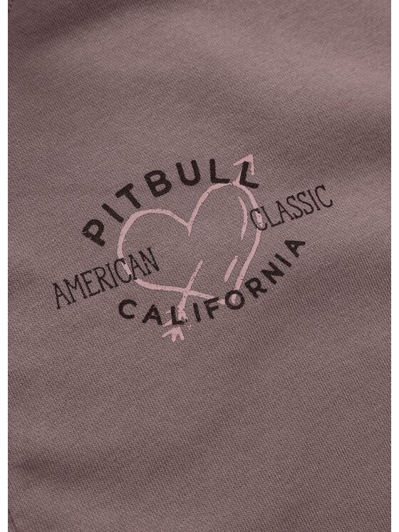 PITBULL PITBULL Bluza MANZANITA HEART Bordowy Regular Fit