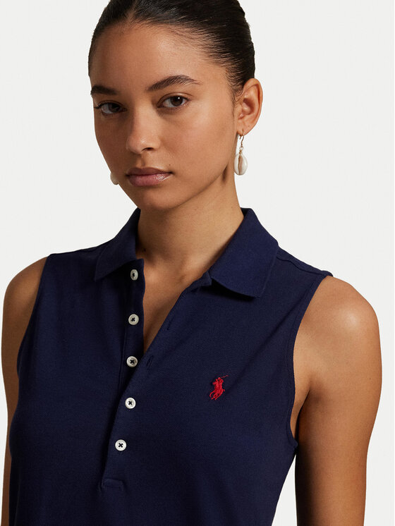 Polo Ralph Lauren Polo Ralph Lauren Kasdieninė suknelė 211968292002 Tamsiai mėlyna Regular Fit