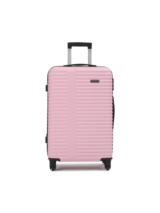 Semi Line Valise rigide taille moyenne T5573-4 Rose 