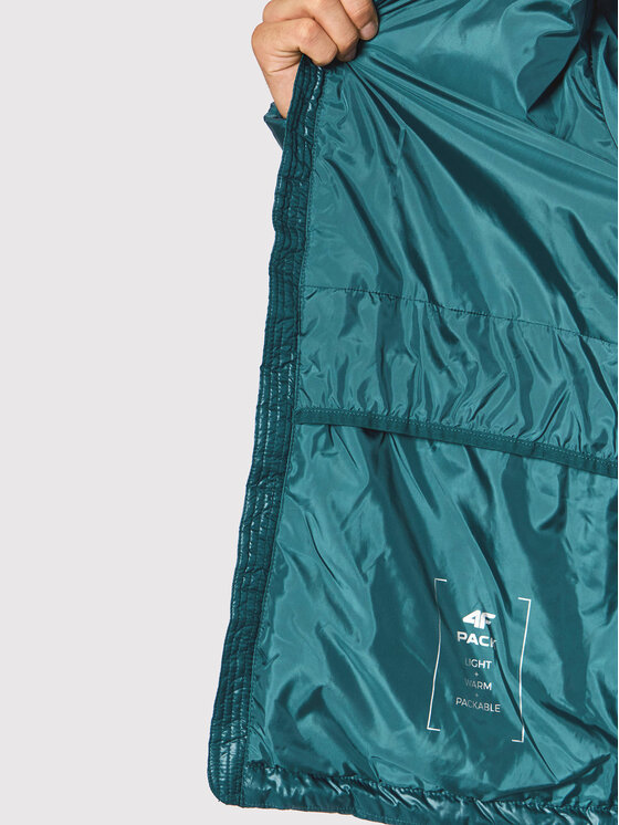 4F 4F Зимно яке H4Z21-KUMP005 Зелен Regular Fit