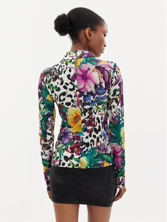 Just Cavalli Just Cavalli Košile 76PAL228 Barevná Slim Fit