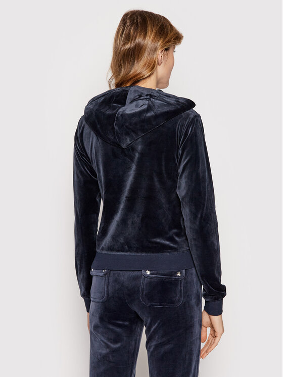 Juicy Couture Juicy Couture Суитшърт Robertson JCAP176 Тъмносин Slim Fit