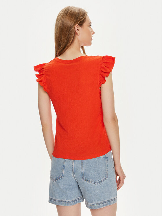 Pieces Pieces Блузка Luna 17147178 Червоний Regular Fit