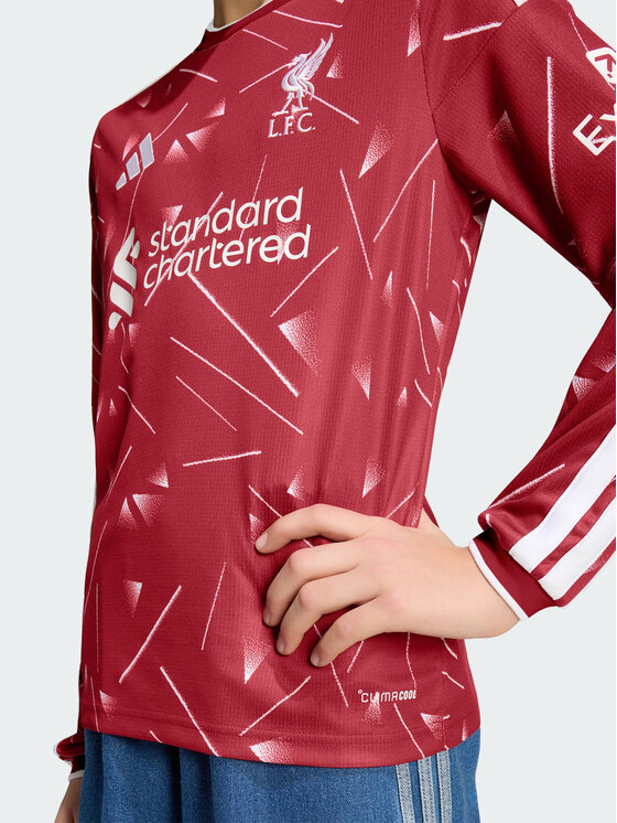 adidas adidas Longsleeve 169427 Czerwony ciemny Regular Fit